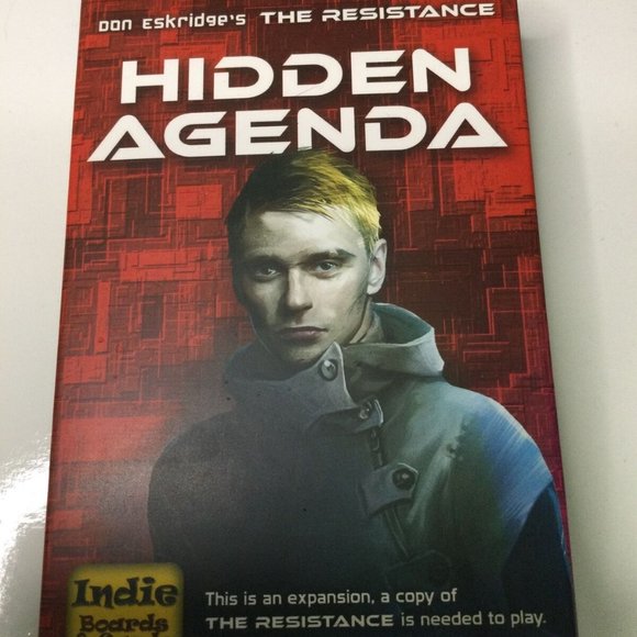 Indie Board & Cards Games The Resistance Hidden Agenda Expansion